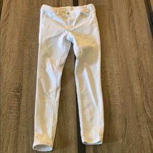 Zara Girls white jeans